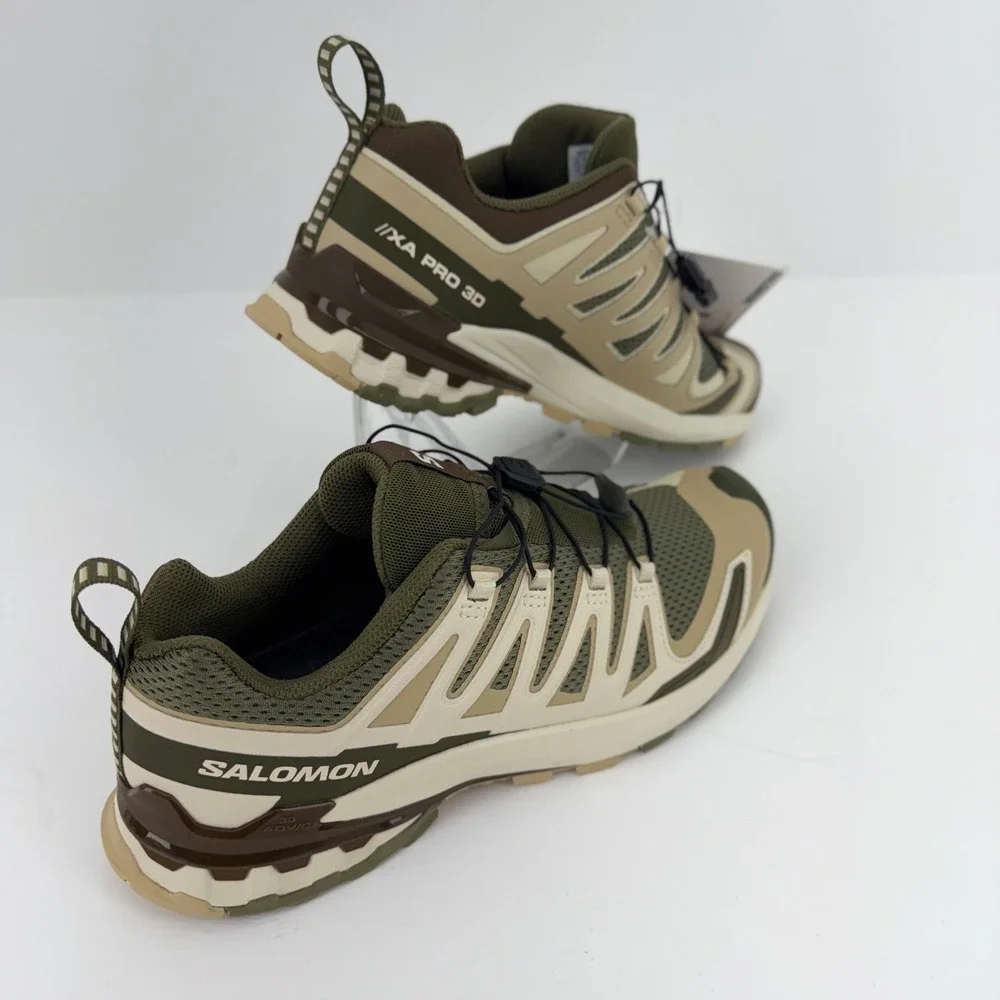 XA Pro 3D V9 Men Size 8 Trail Running Shoe Deep Lichen Green New in Box